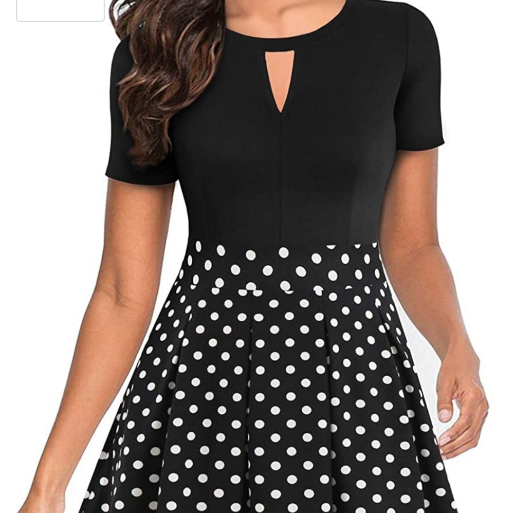 EUC worn once polka dot retro dress